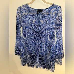INC sheer blouse